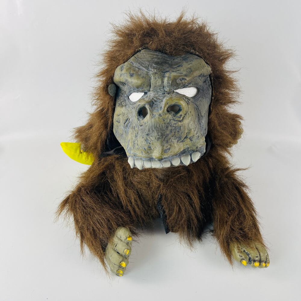 Gorilla 2009 Take One Mask Hairy Monkey Ape with Banana and Legs